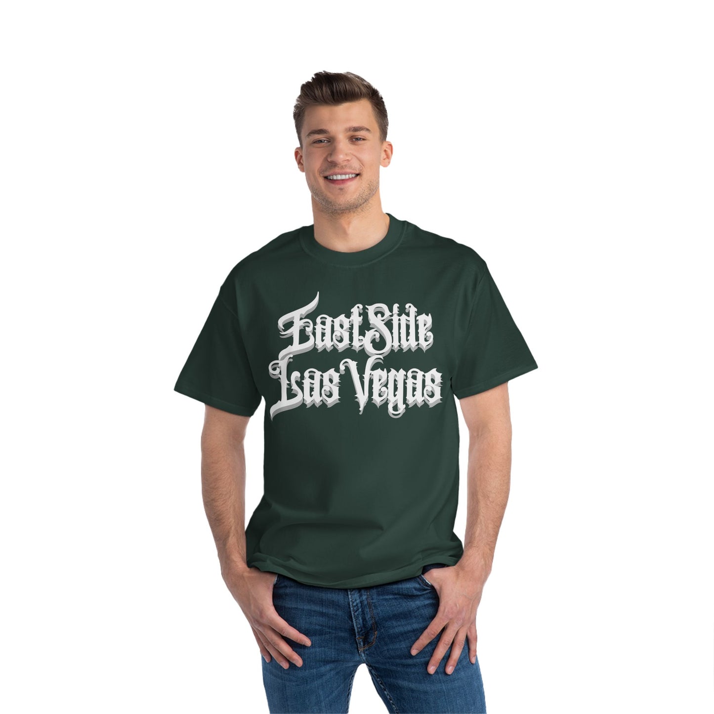 "Beefy-T® White East Side Las Vegas" T-Shirt