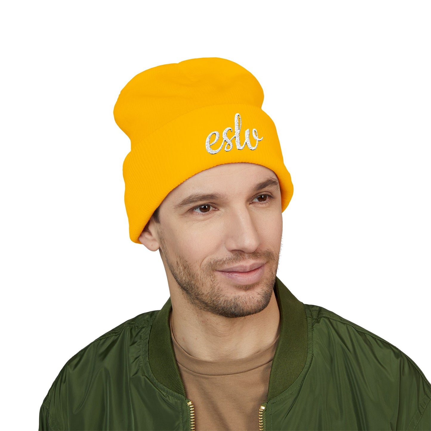 "ESLV" Embroidery Beanie