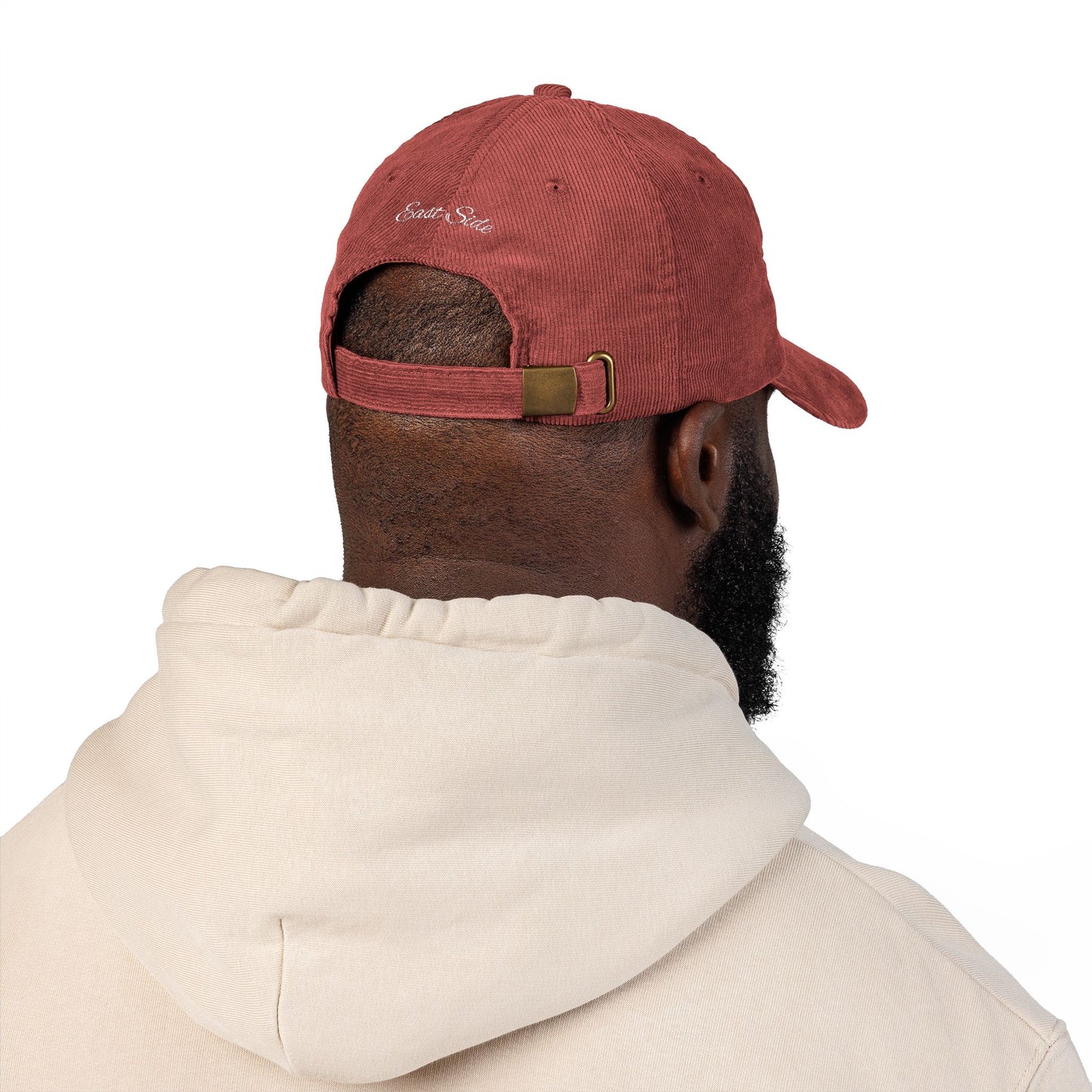 "ESLV" Corduroy Embroidered Hat