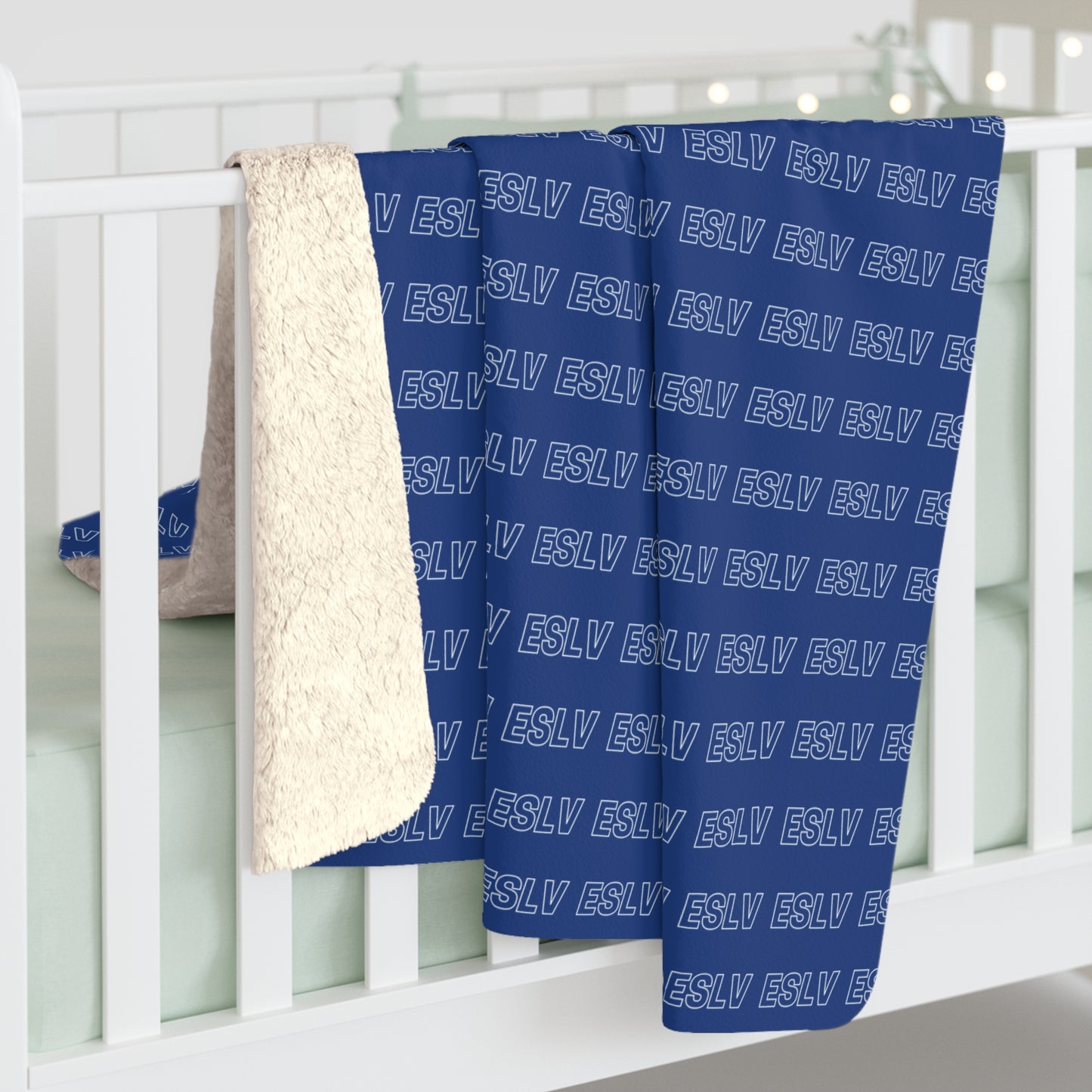 "ESLV" Cozy Sherpa Fleece Blanket