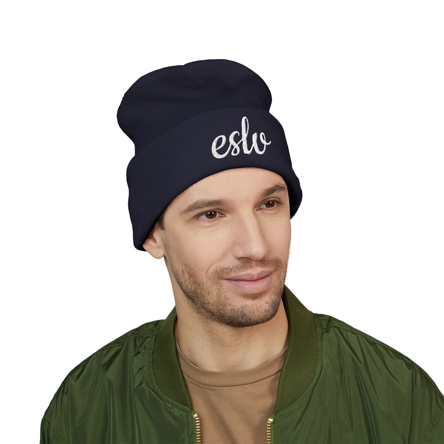 "ESLV" Embroidery Beanie