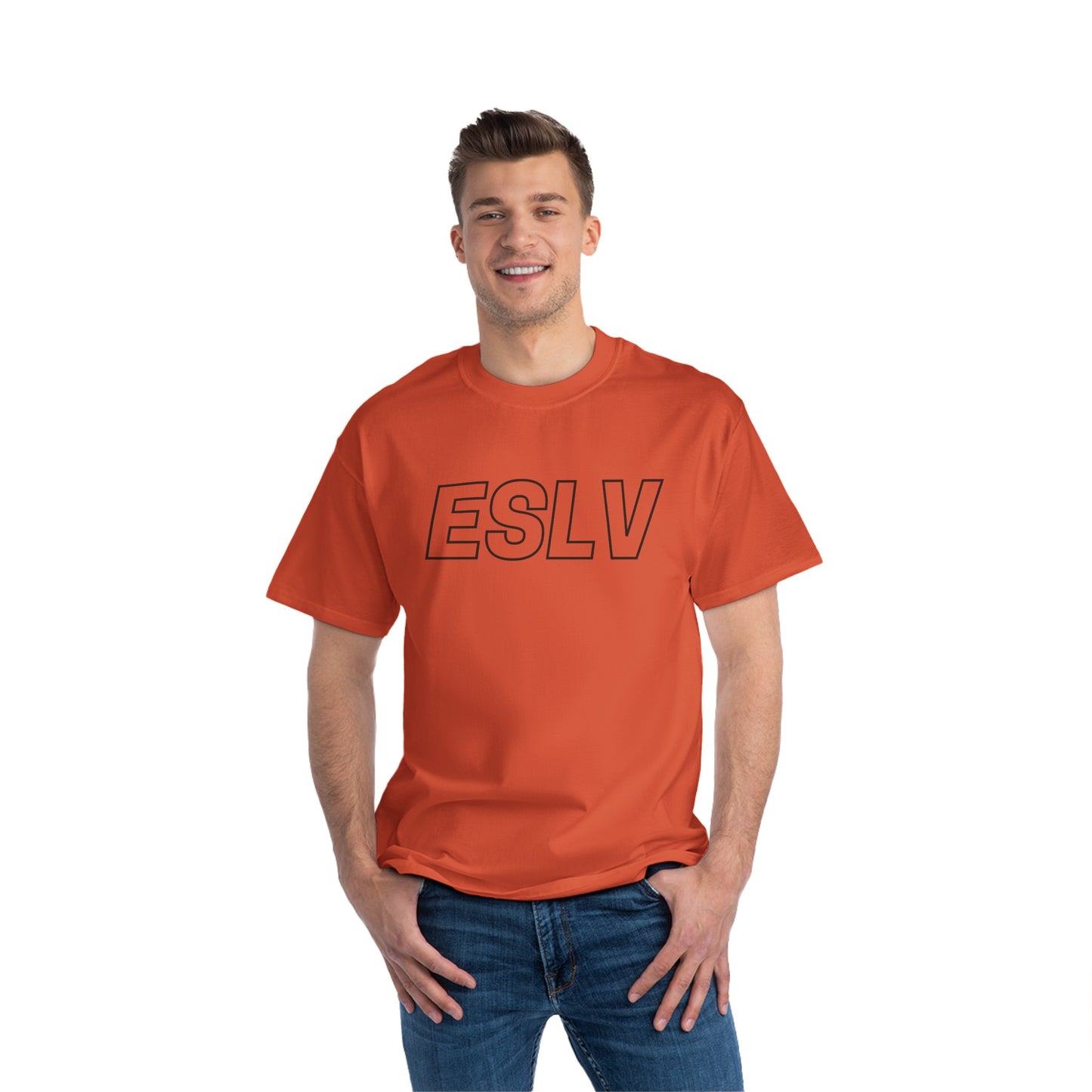 "Beefy-T® ESLV" Black Logo T-Shirt