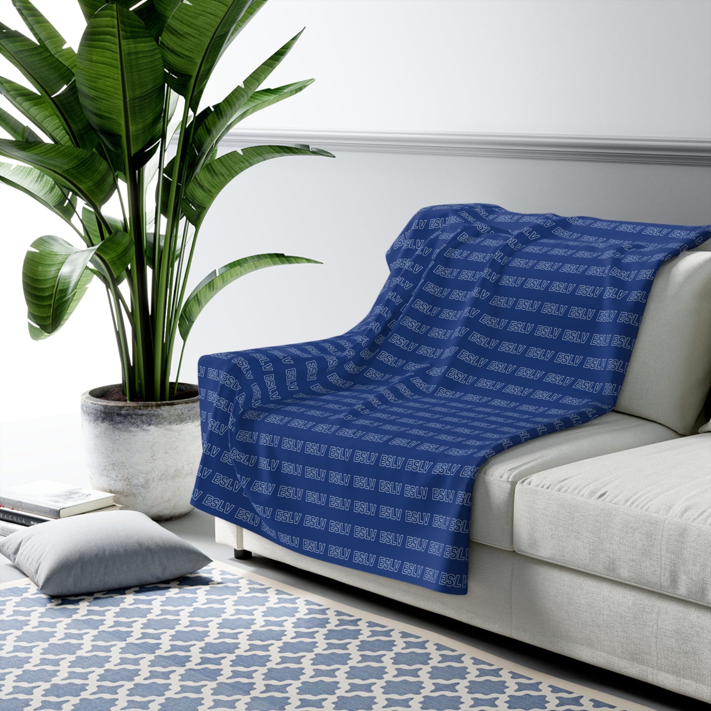 "ESLV" Cozy Sherpa Fleece Blanket