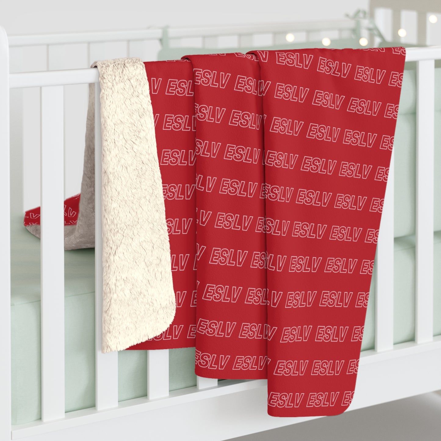 "ESLV" Cozy Sherpa Fleece Blanket