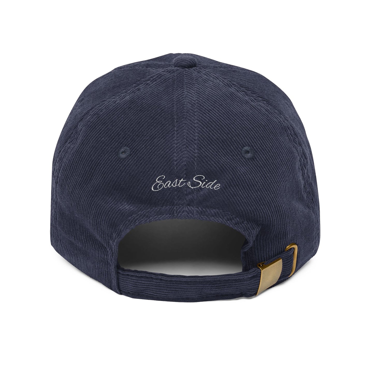 "ESLV" Corduroy Embroidered Hat
