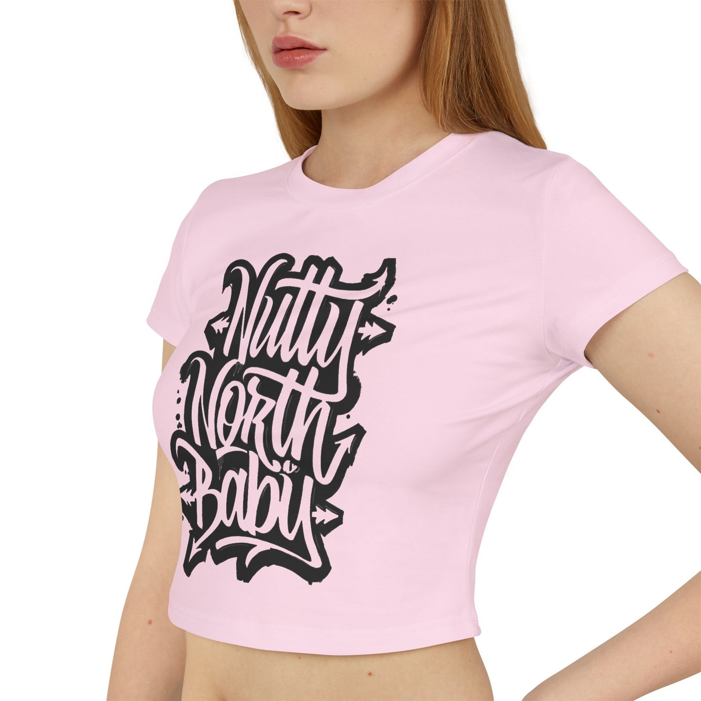 Crop Tee - 'Nitty North Baby' Street Style Graphic Women's Tee
