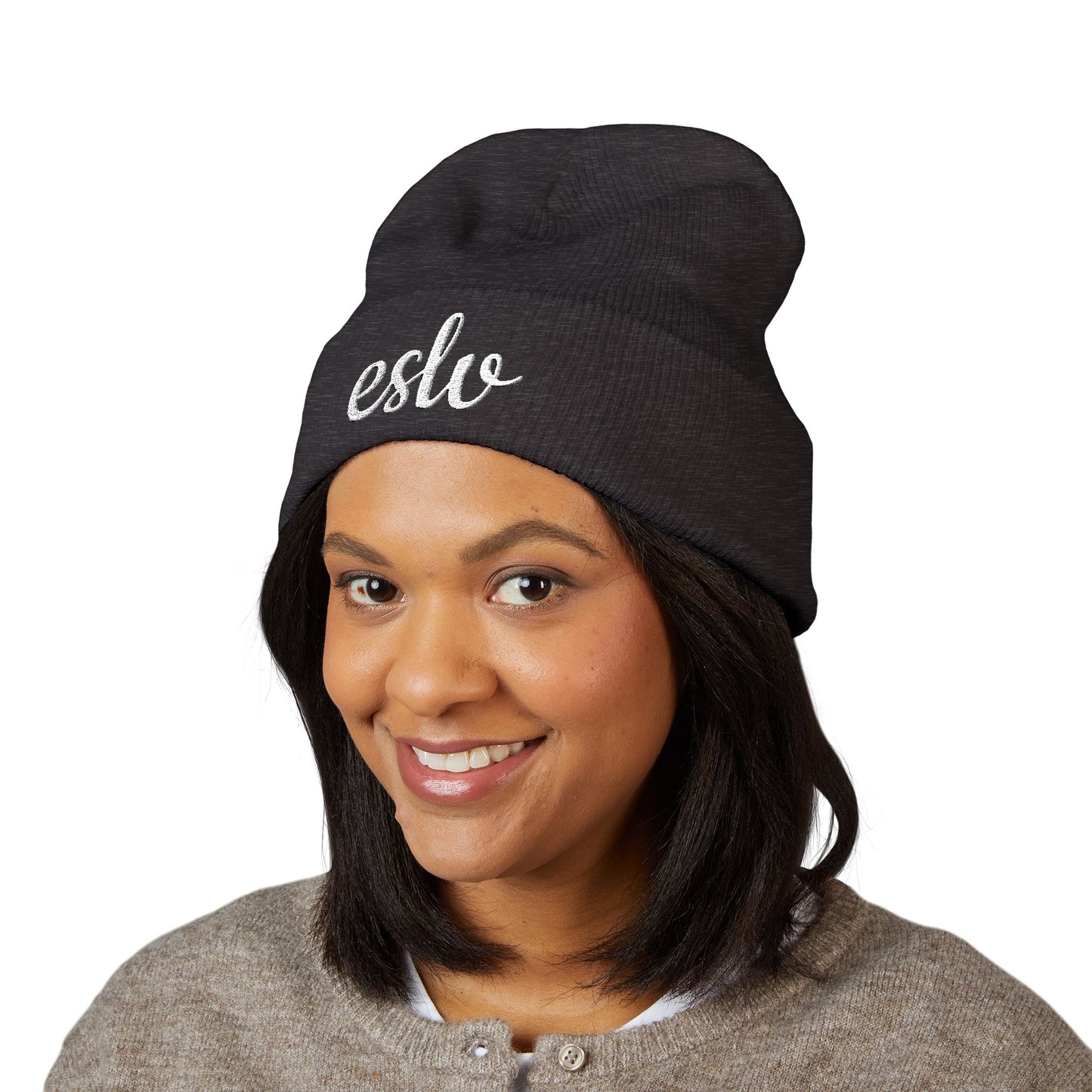 "ESLV" Embroidery Beanie