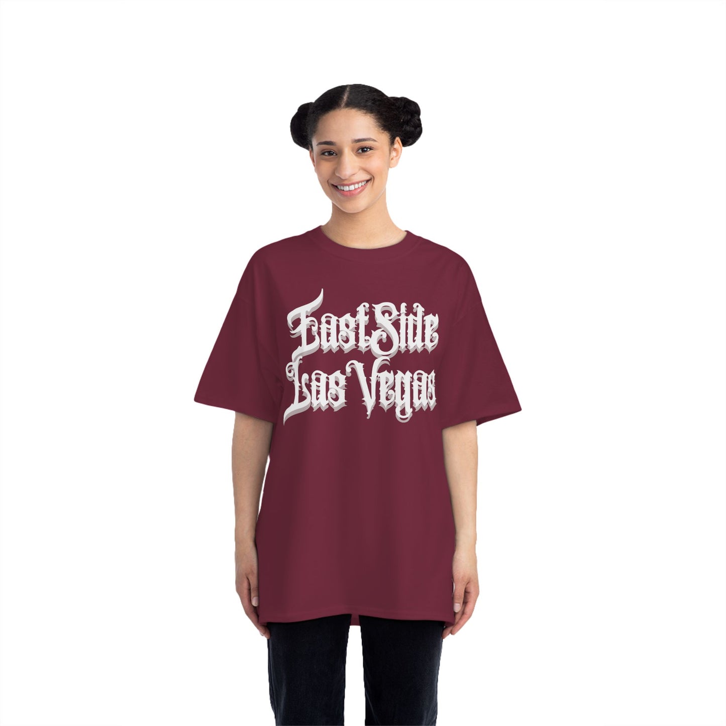 "Beefy-T® White East Side Las Vegas" T-Shirt