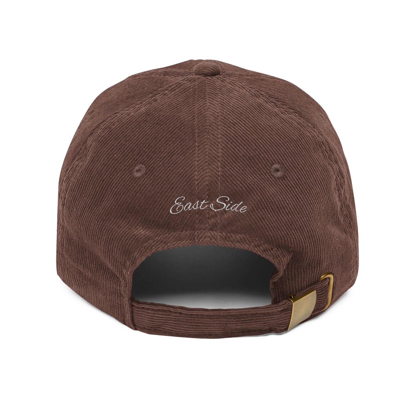 "ESLV" Corduroy Embroidered Hat