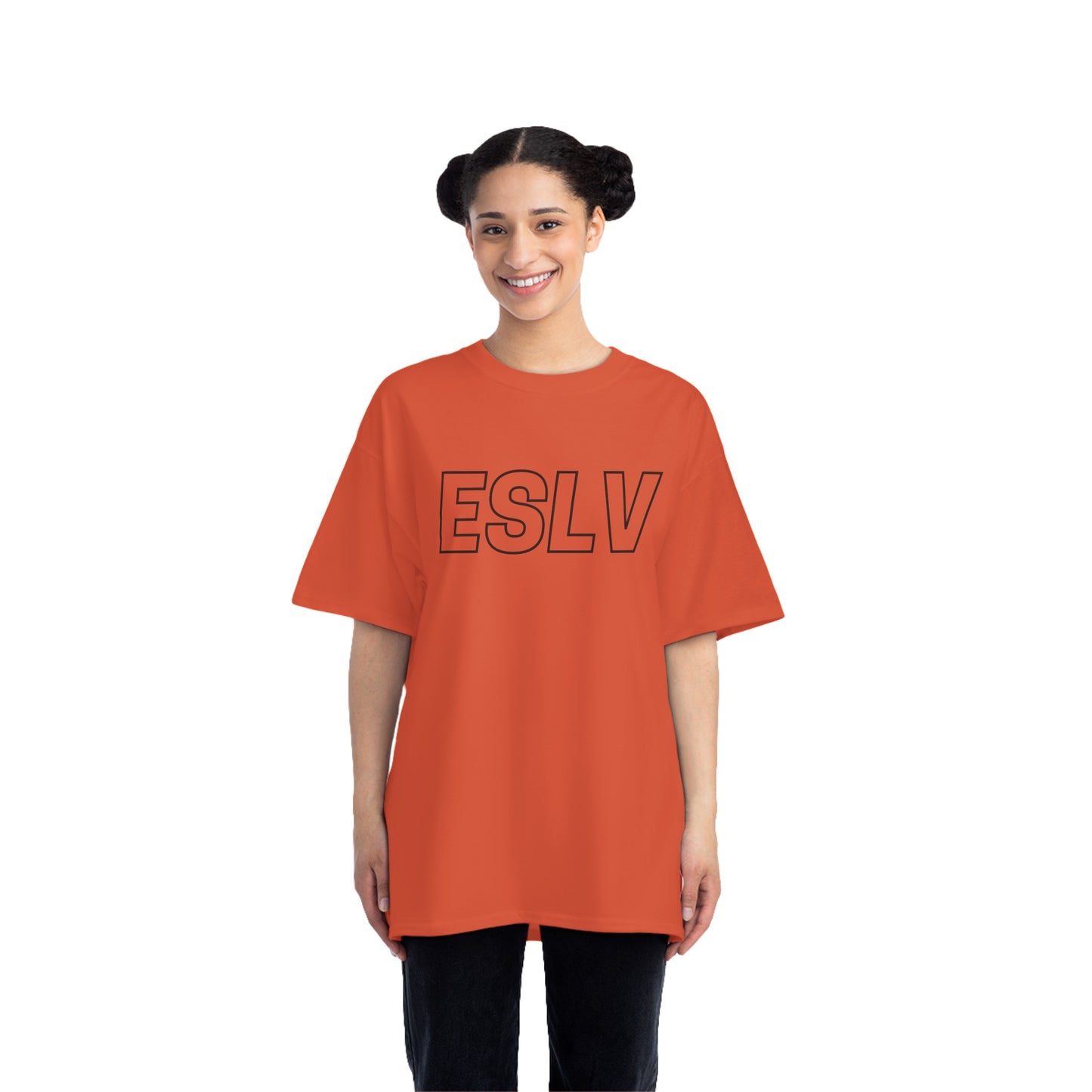 "Beefy-T® ESLV" Black Logo T-Shirt