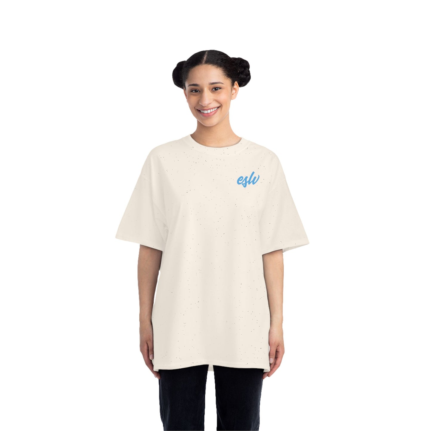 "Beefy-T® ESLV Baby Blue Logo" T-Shirt