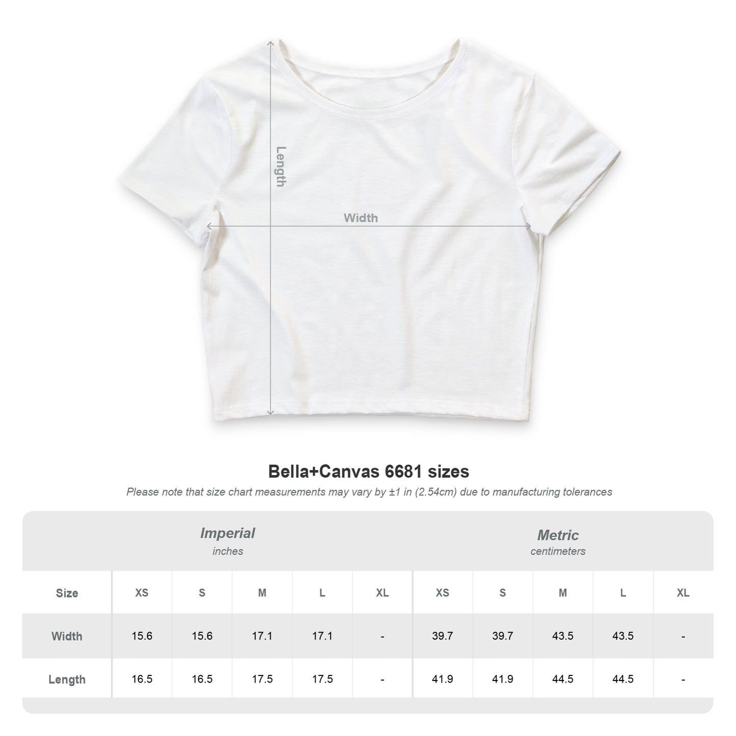"Nutty North Graff" Crop Tee