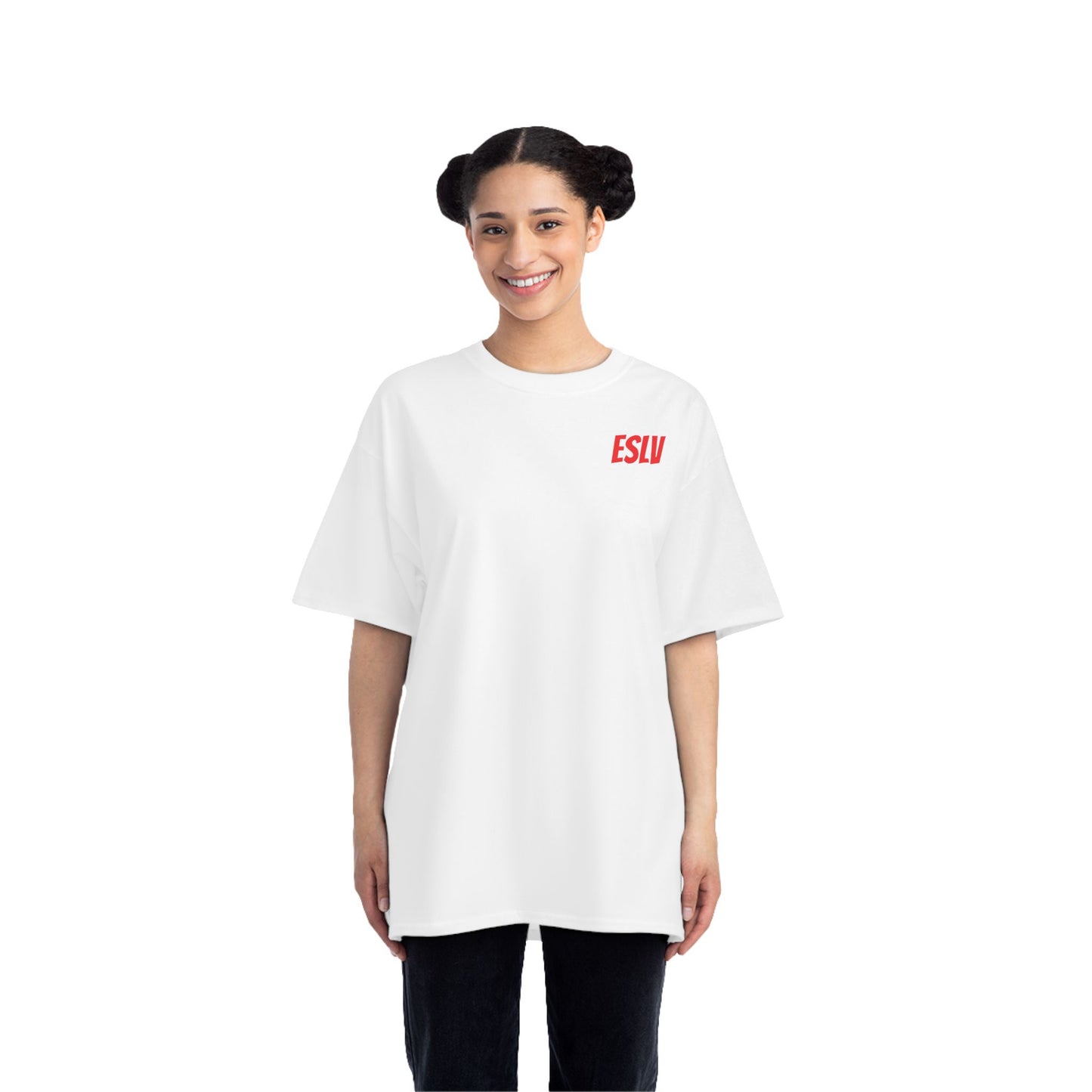 "Beefy-T® ESLV" Red Baby Logo T-Shirt