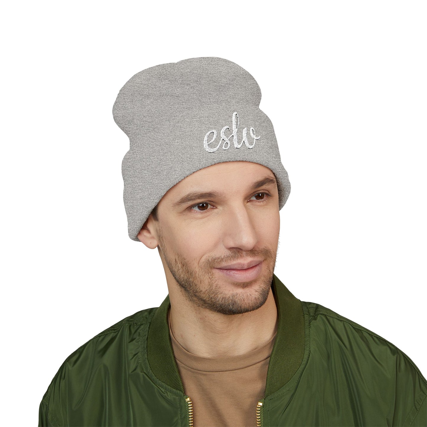 "ESLV" Embroidery Beanie