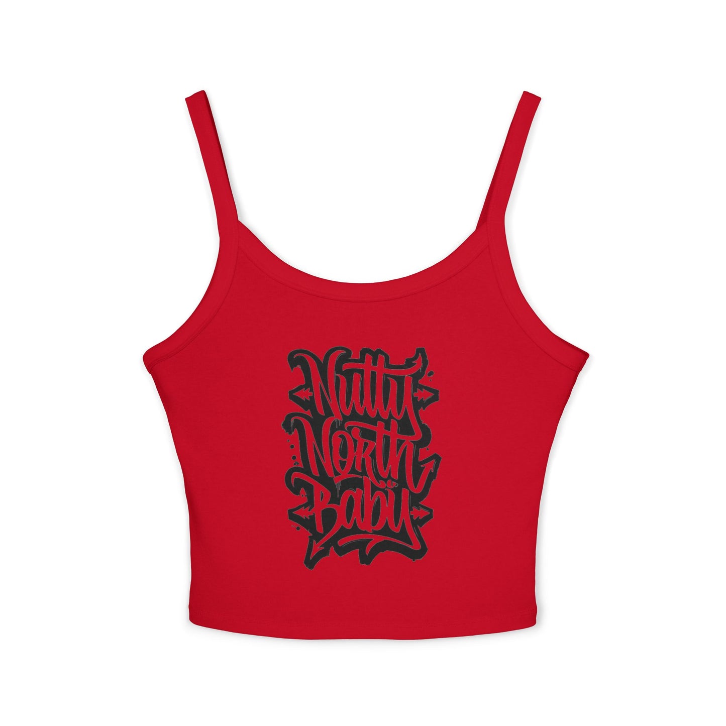 "Nutty North Graff" Spaghetti Strap Tank