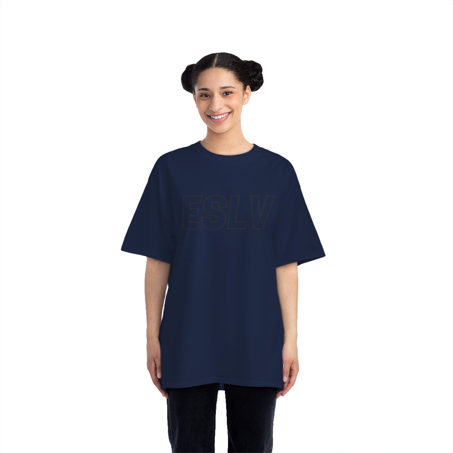 "Beefy-T® ESLV" Black Logo T-Shirt