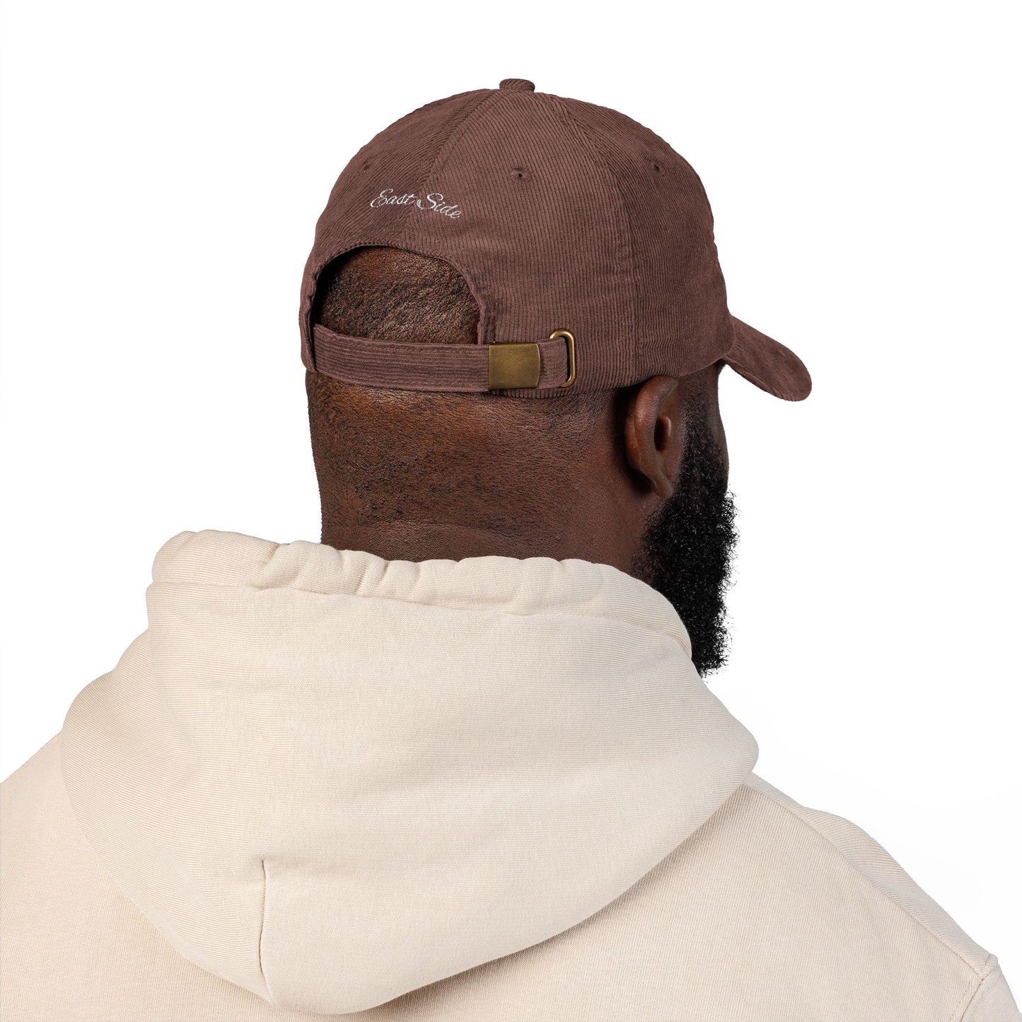 "ESLV" Corduroy Embroidered Hat