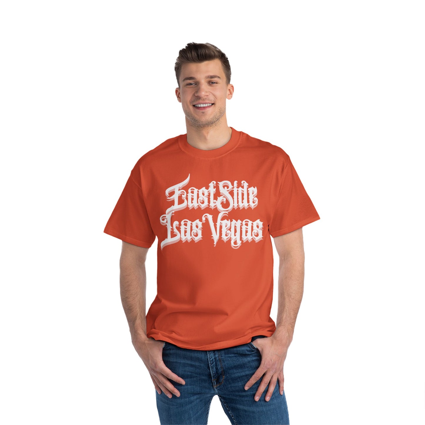 "Beefy-T® White East Side Las Vegas" T-Shirt