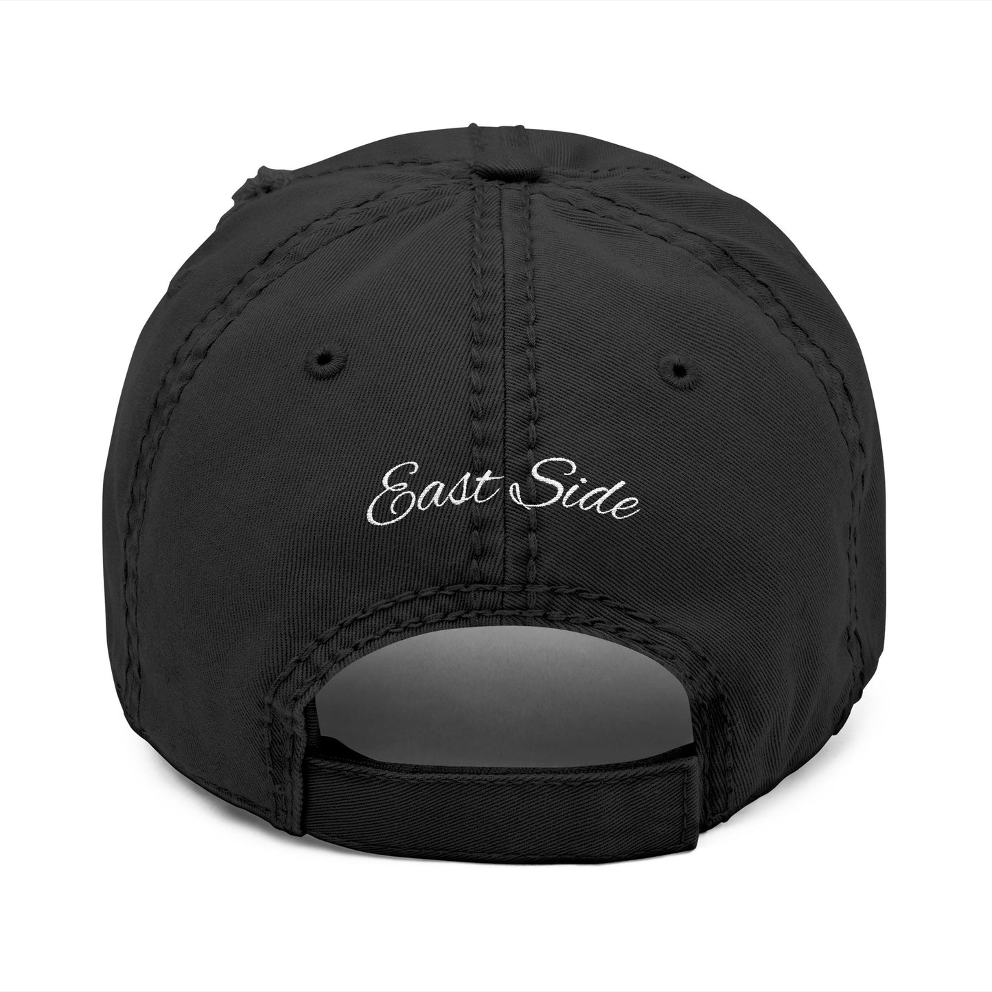 "ESLV" Distressed Embroidered Hat