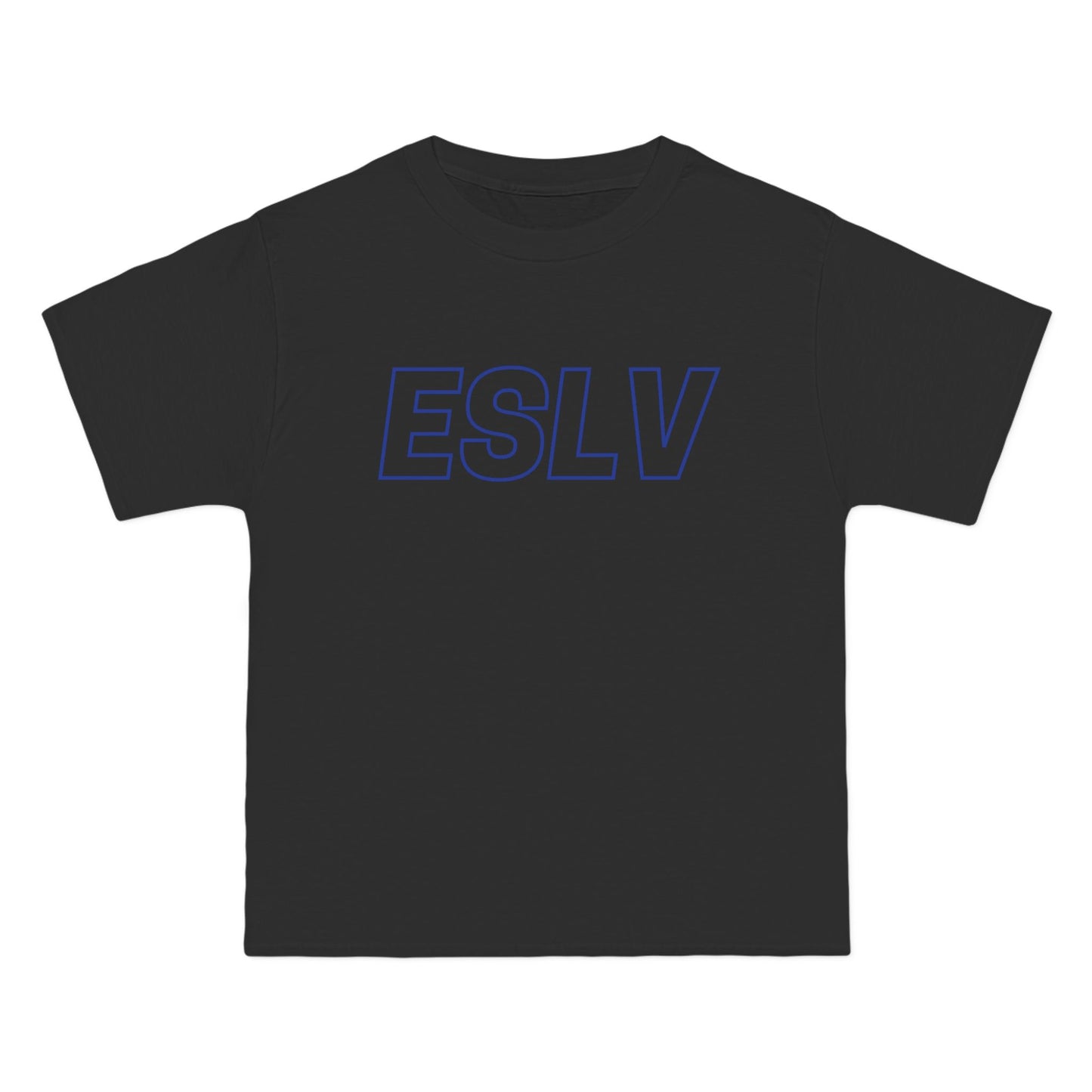 "Beefy-T® ESLV" Blue Logo T-Shirt