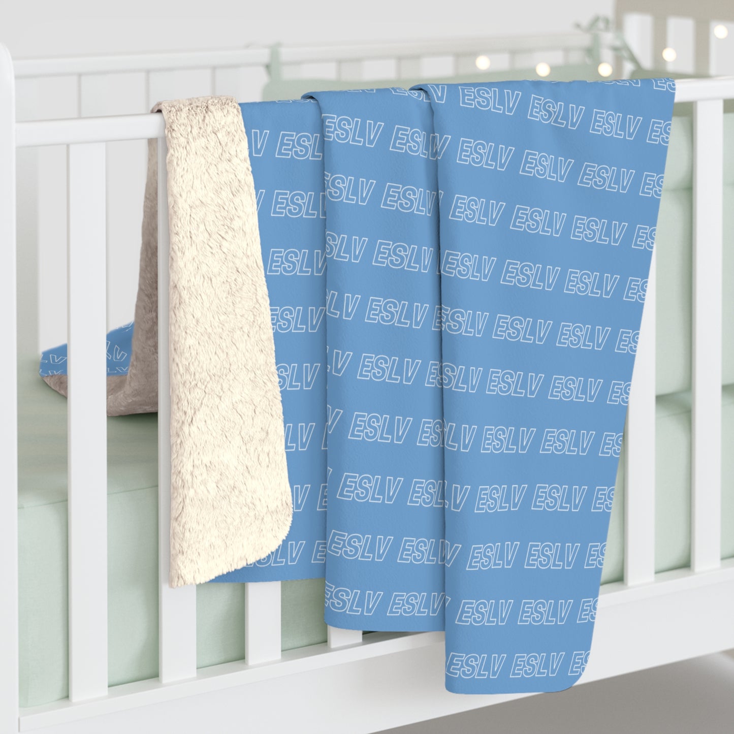 "ESLV" Cozy Sherpa Fleece Blanket
