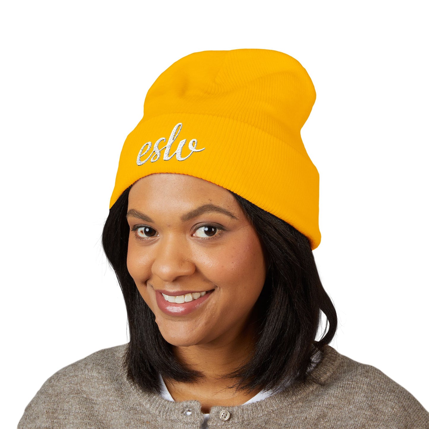 "ESLV" Embroidery Beanie