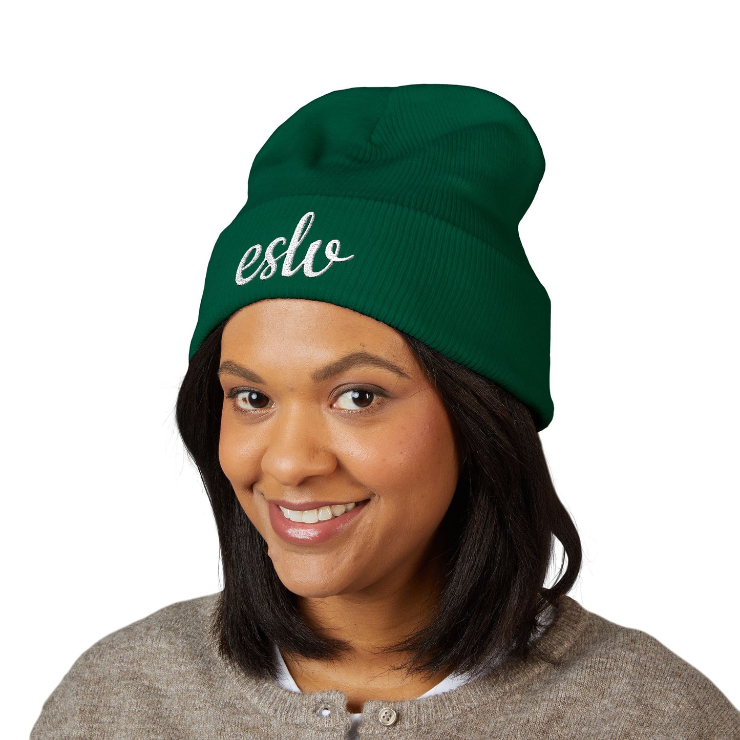 "ESLV" Embroidery Beanie