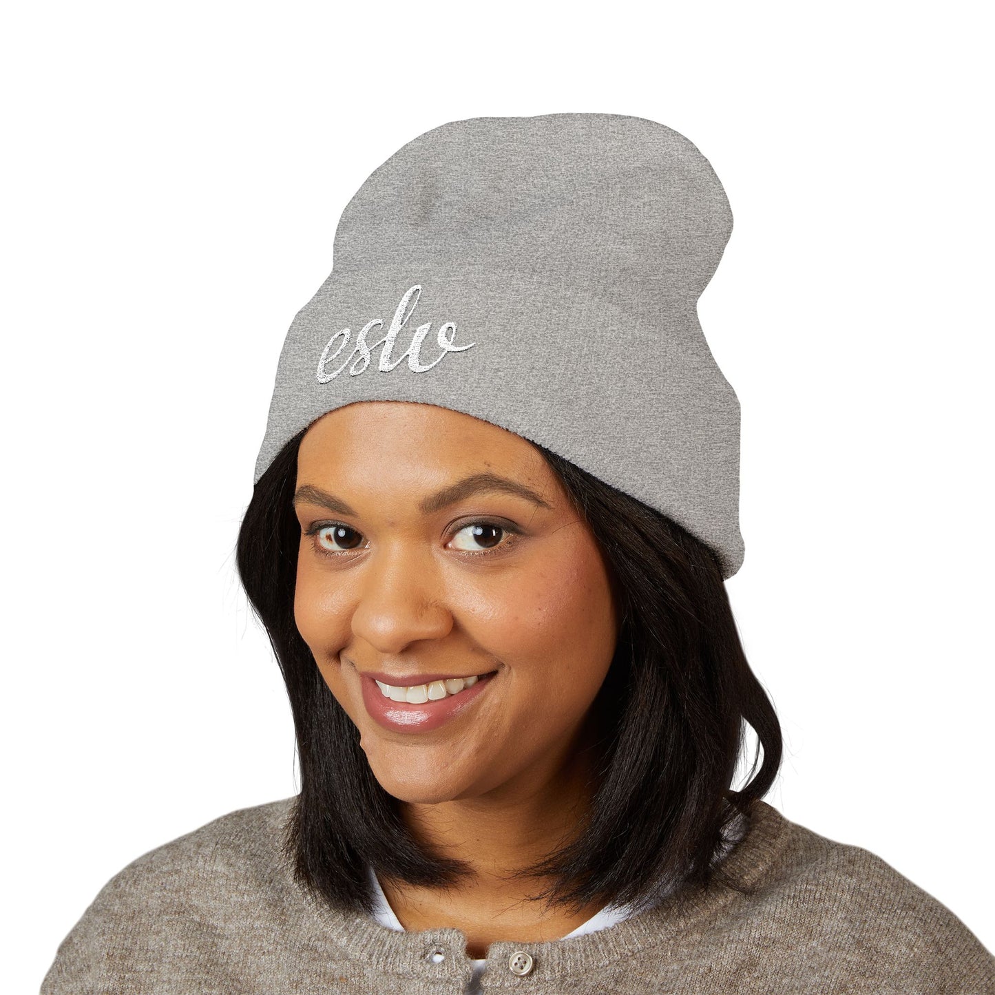 "ESLV" Embroidery Beanie
