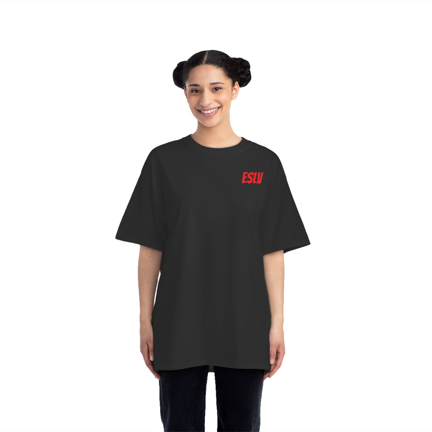 "Beefy-T® ESLV" Red Baby Logo T-Shirt