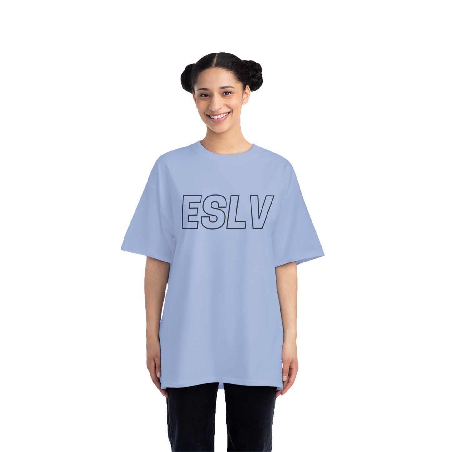 "Beefy-T® ESLV" Black Logo T-Shirt