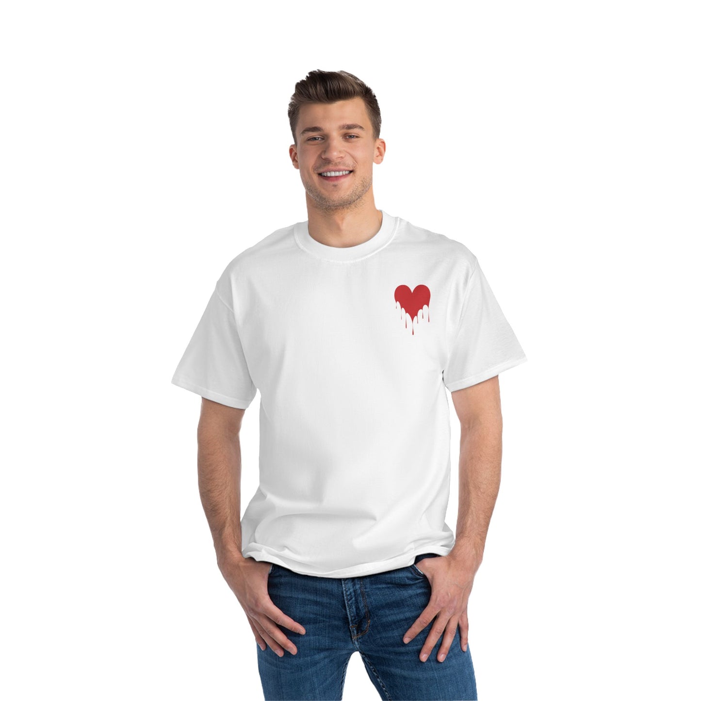 "Beefy-T® Drippin' Heart" T-Shirt