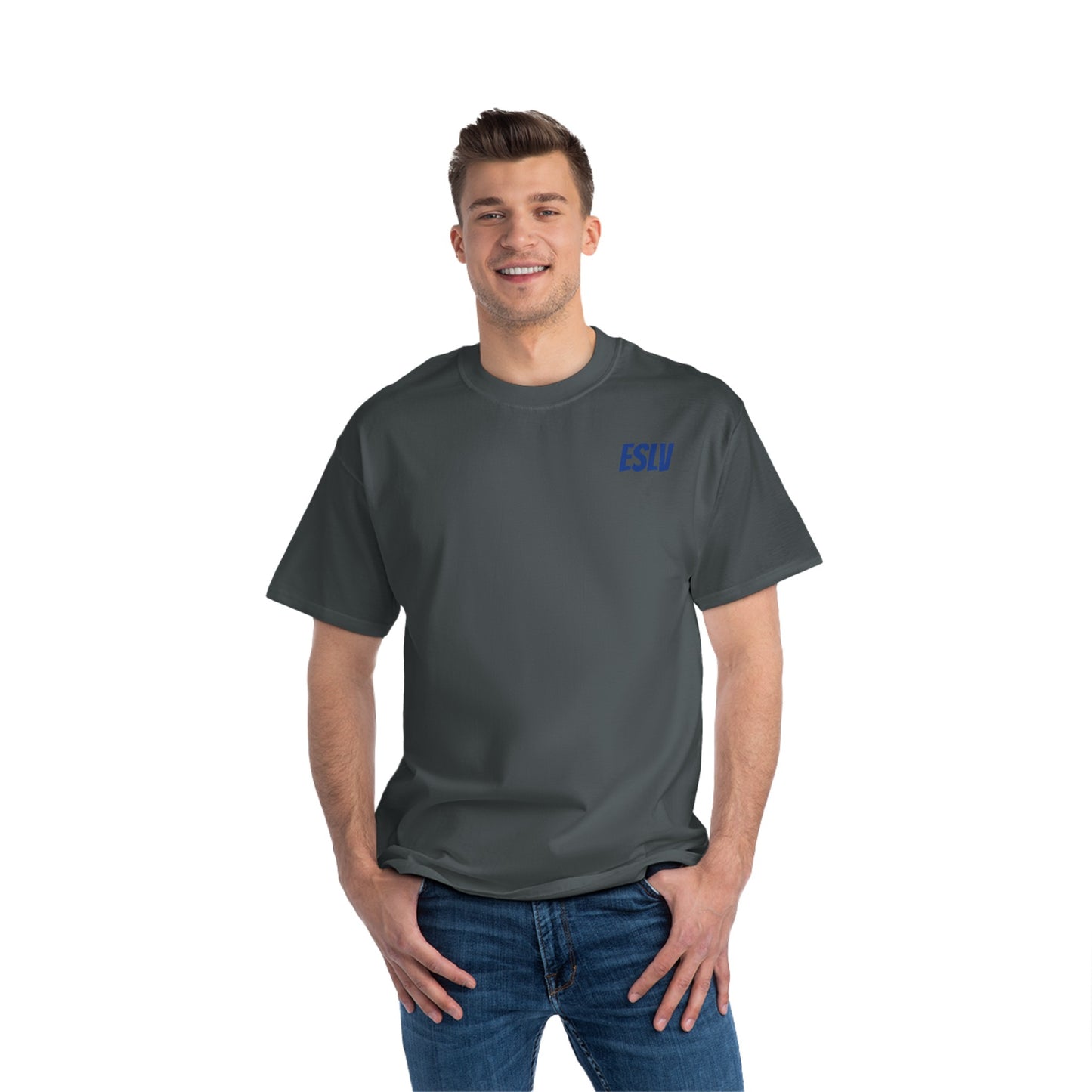 "Beefy-T® ESLV" Blue Baby Logo T-Shirt