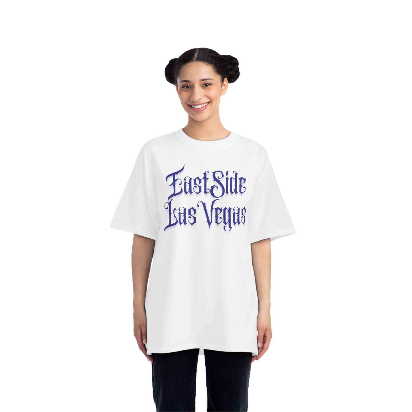 "Beefy-T® Blue East Side Las Vegas" T-Shirt