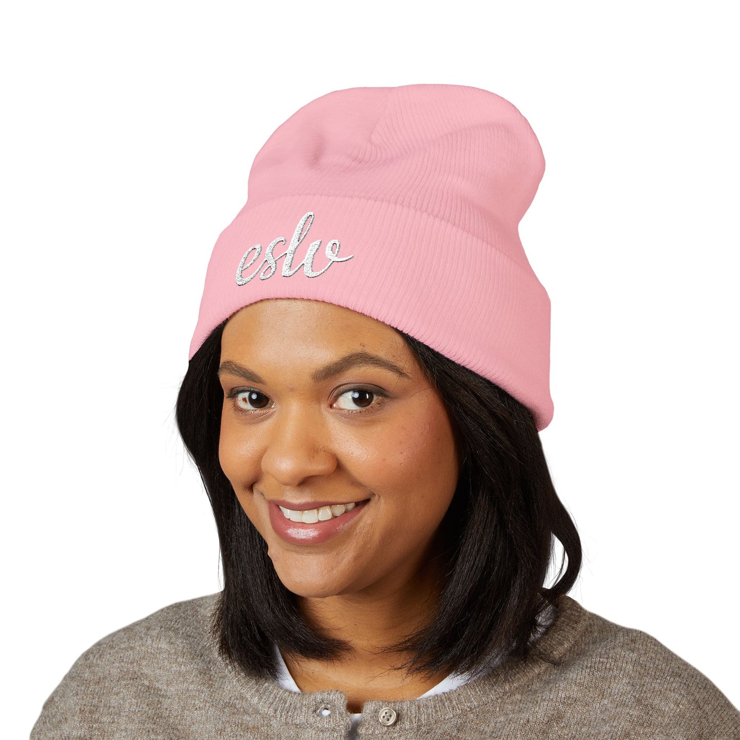 "ESLV" Embroidery Beanie