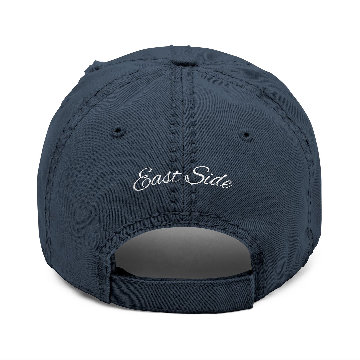 "ESLV" Distressed Embroidered Hat