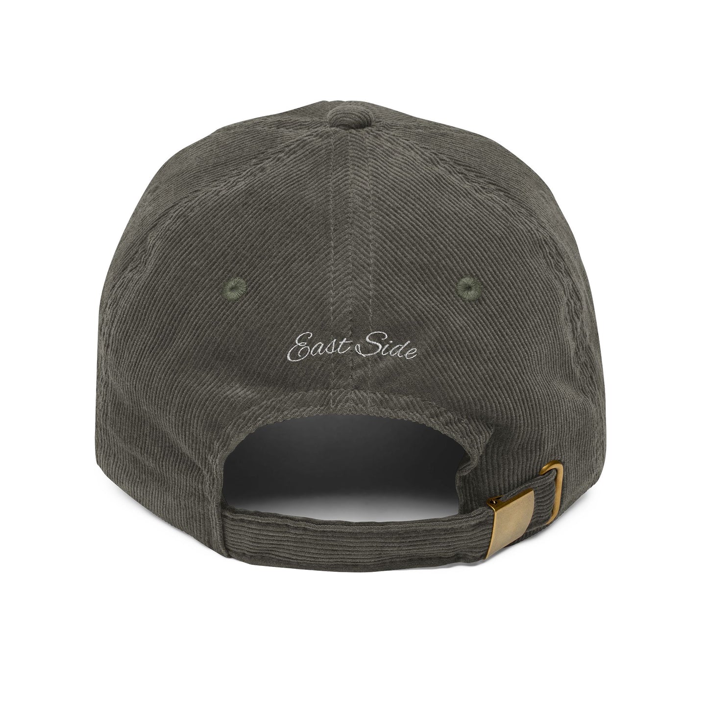 "ESLV" Corduroy Embroidered Hat