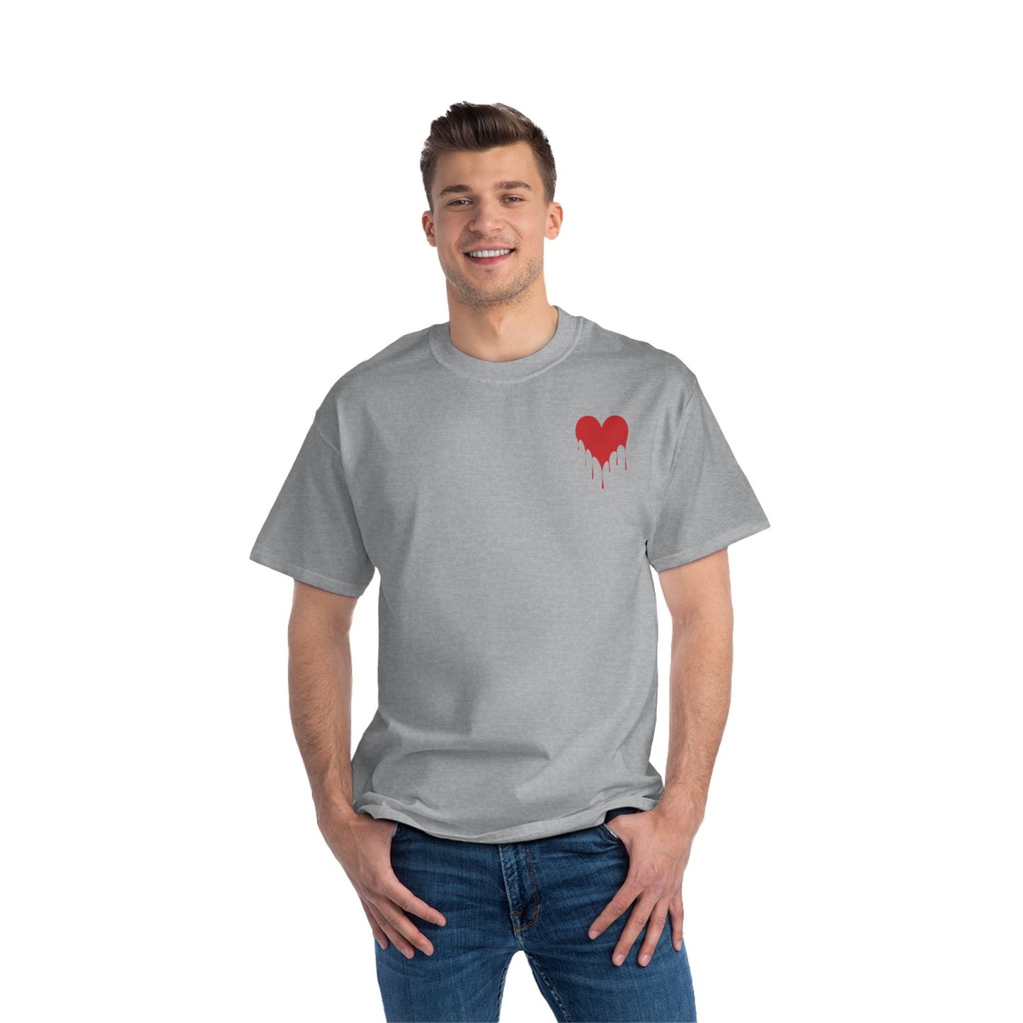 "Beefy-T® Drippin' Heart" T-Shirt