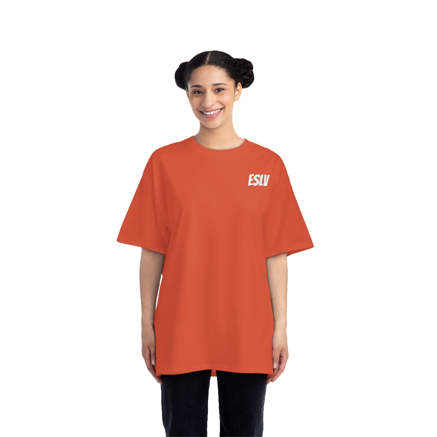 "Beefy-T® ESLV" White Baby Logo T-Shirt