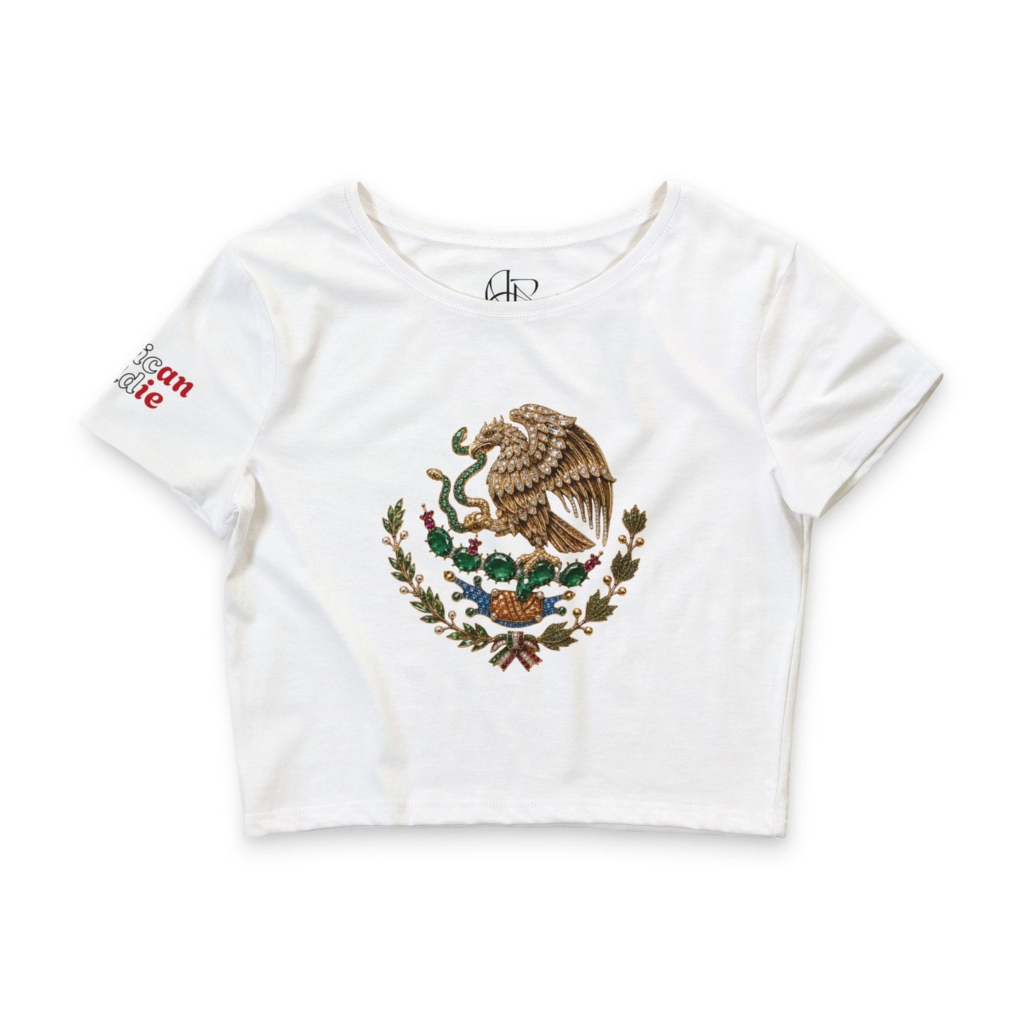 "Mexican Crest" Crop Tee