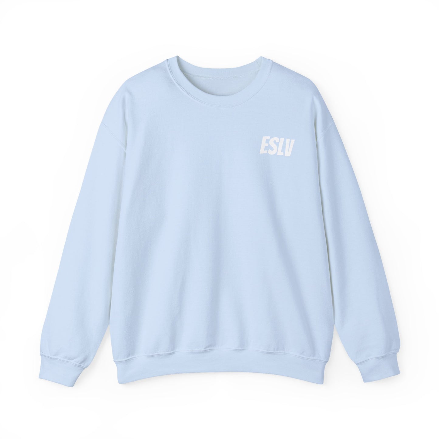 ESLV Crewneck Sweatshirt – Minimal Logo Black Pullover