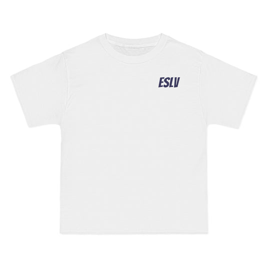 "Beefy-T® ESLV Navy Blue Logo" T-Shirt