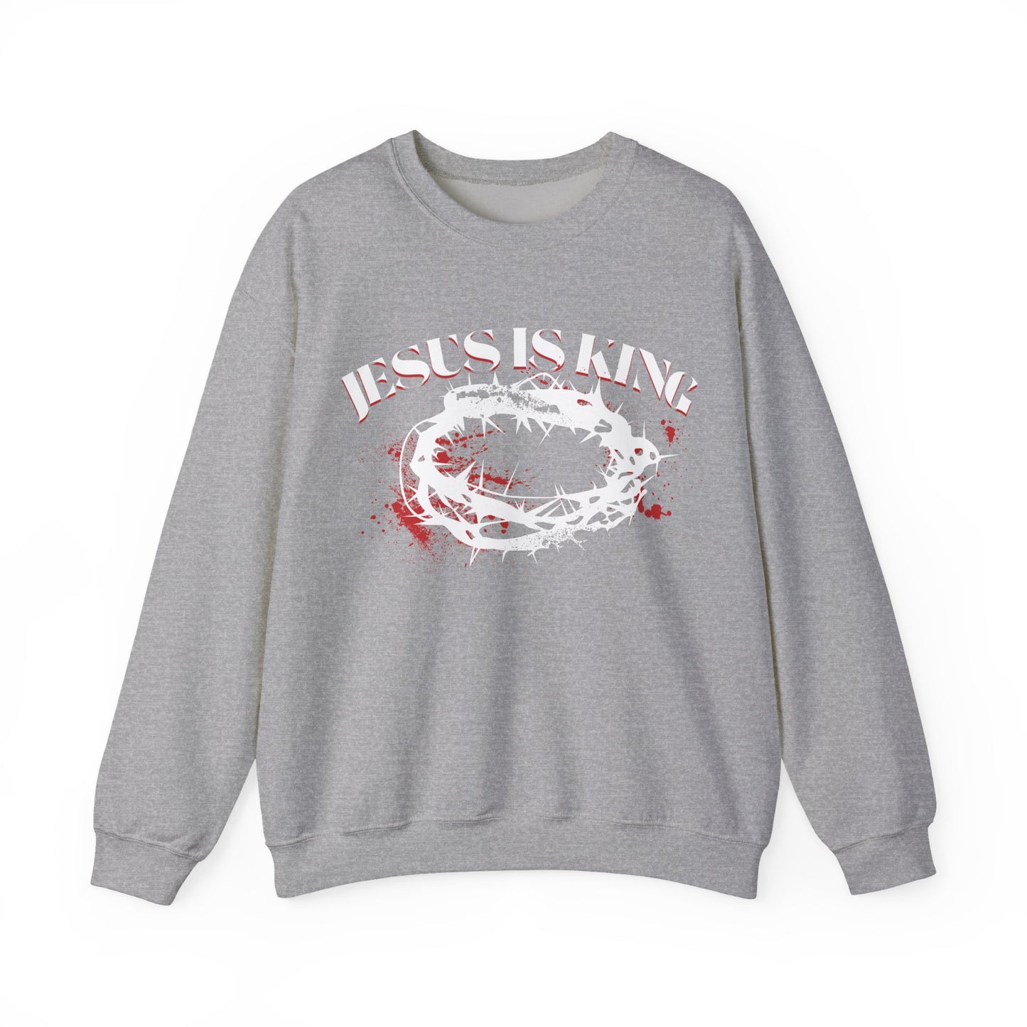 Jesus Skank Crewneck Sweatshirt — Distressed Band-Style Graphic