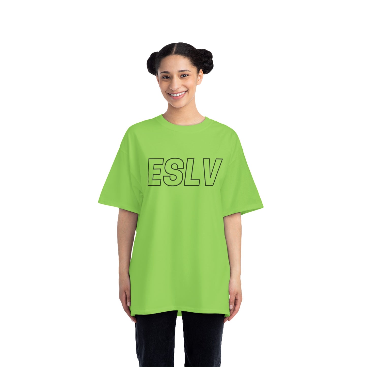 "Beefy-T® ESLV" Black Logo T-Shirt