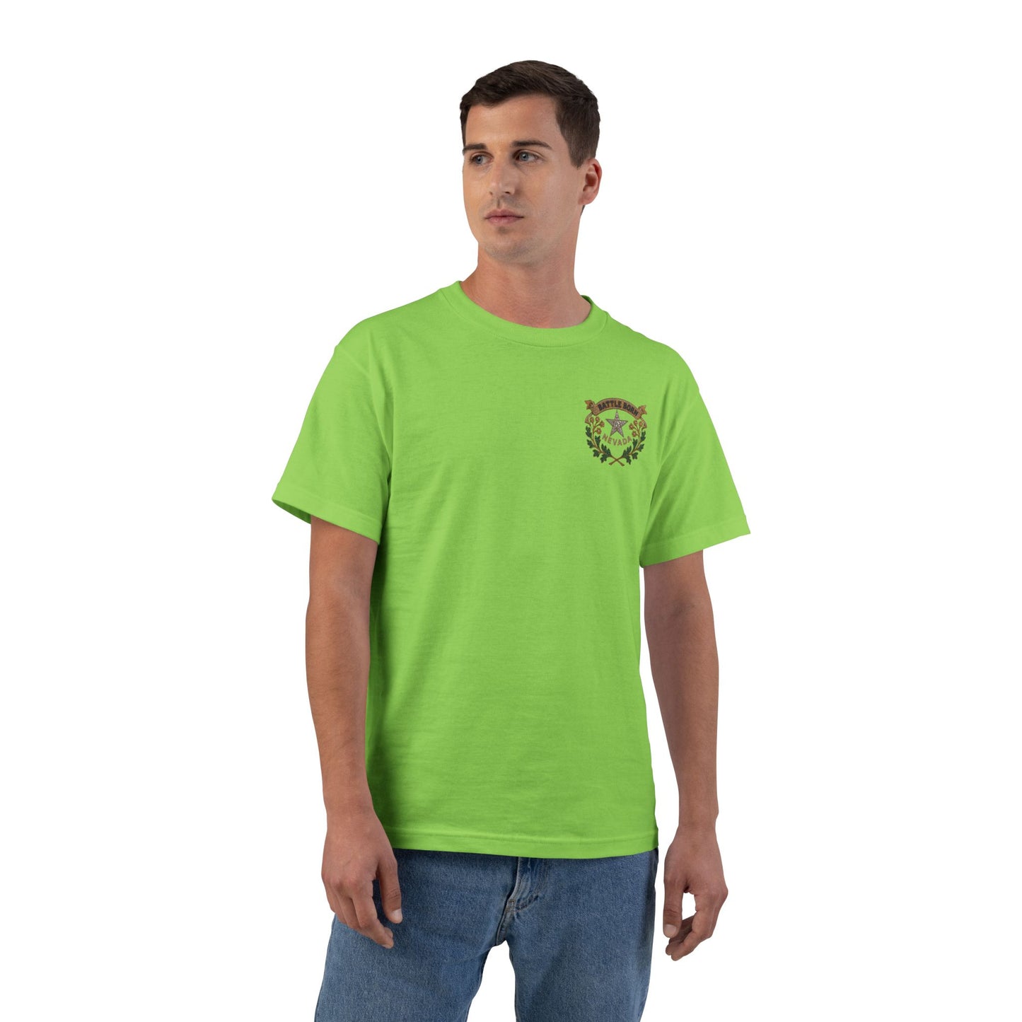 "Beefy-T® Battle Born Crest" T-Shirt