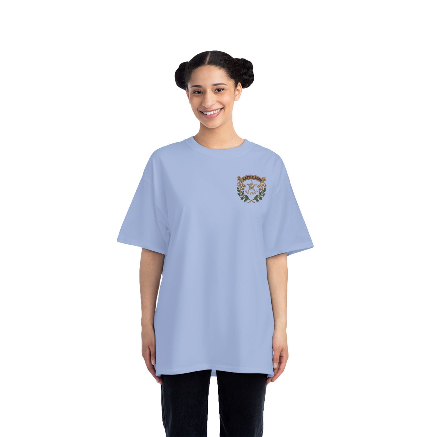 "Beefy-T® Battle Born Crest" T-Shirt