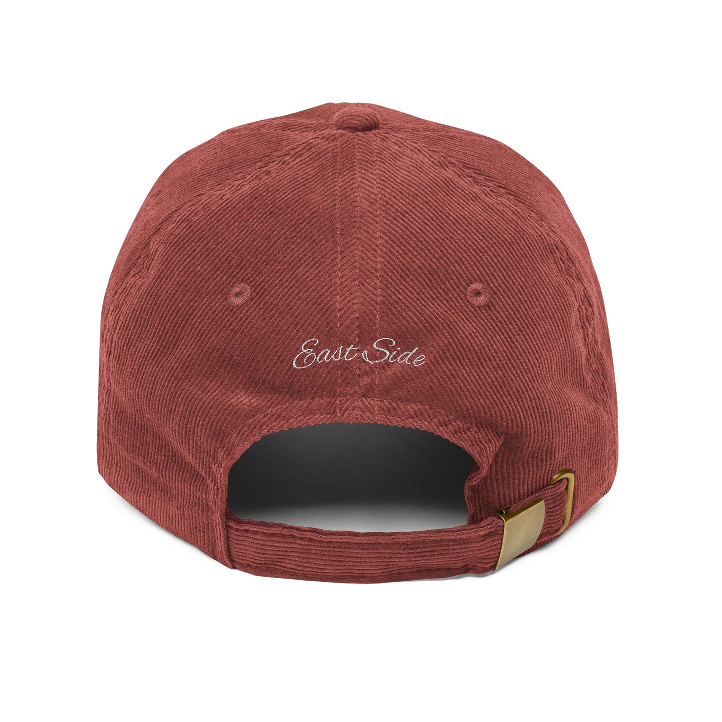 "ESLV" Corduroy Embroidered Hat
