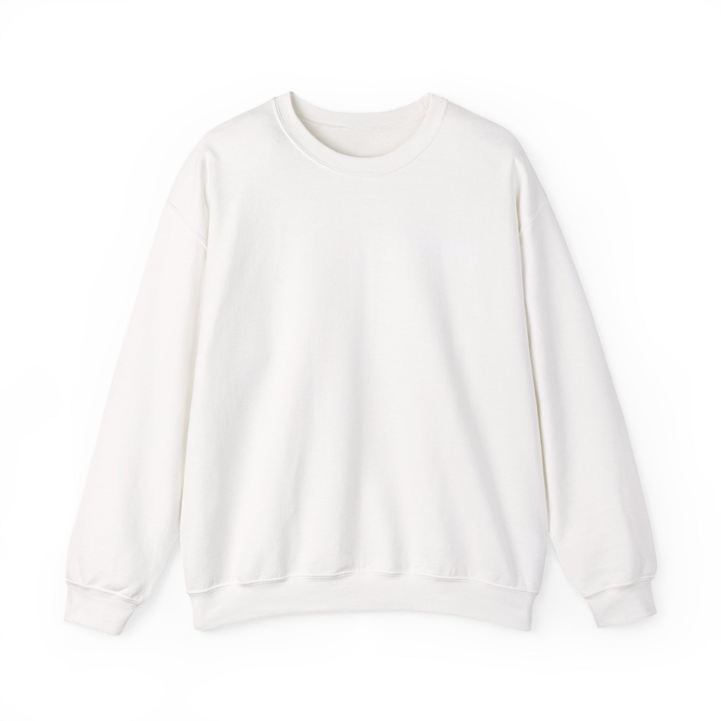 Classic White Crewneck Sweatshirt