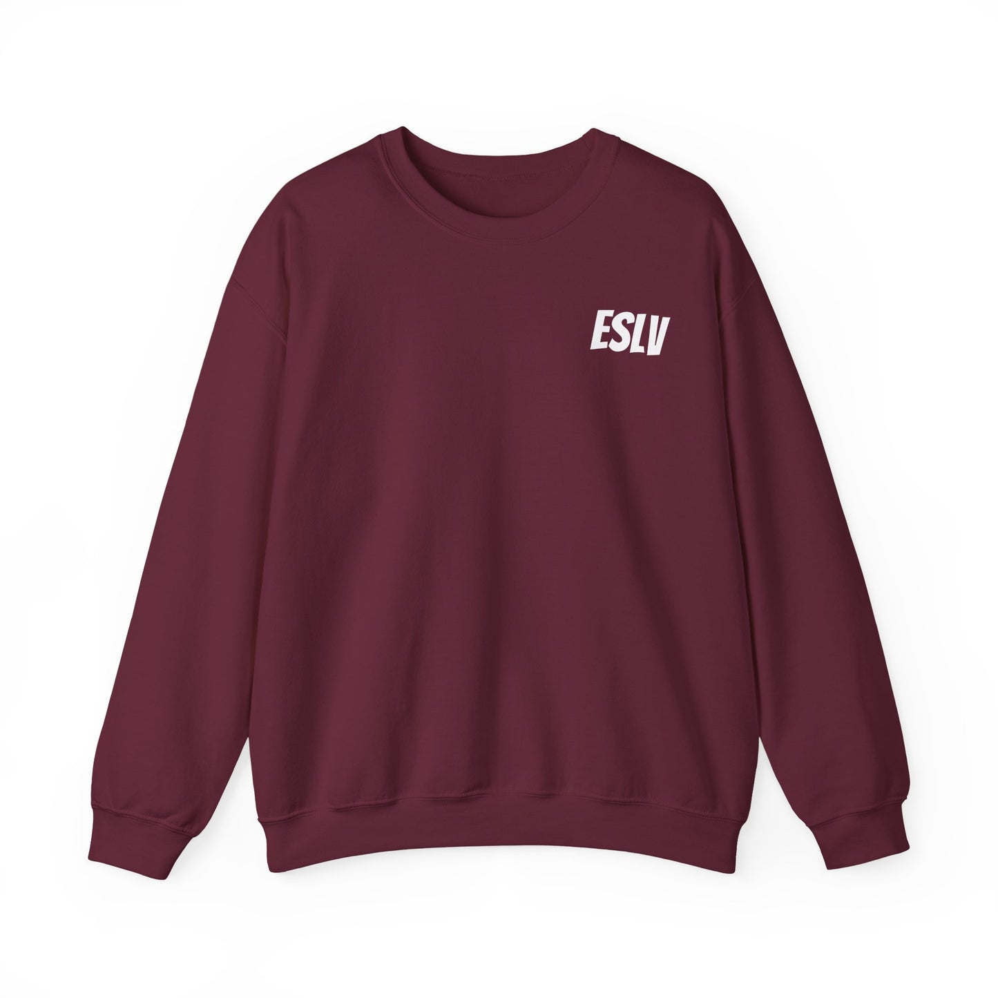 ESLV Crewneck Sweatshirt – Minimal Logo Black Pullover