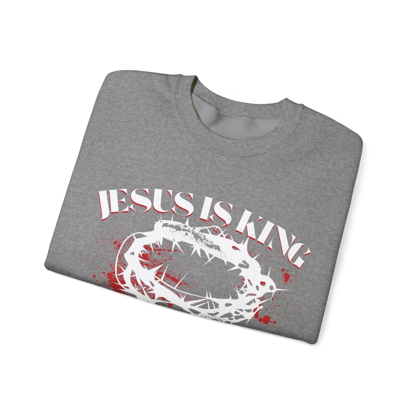 Jesus Skank Crewneck Sweatshirt — Distressed Band-Style Graphic