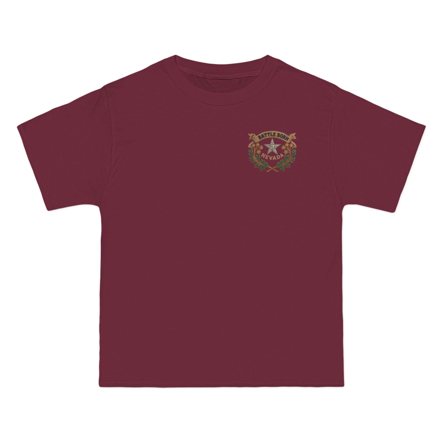 "Beefy-T® Battle Born Crest" T-Shirt